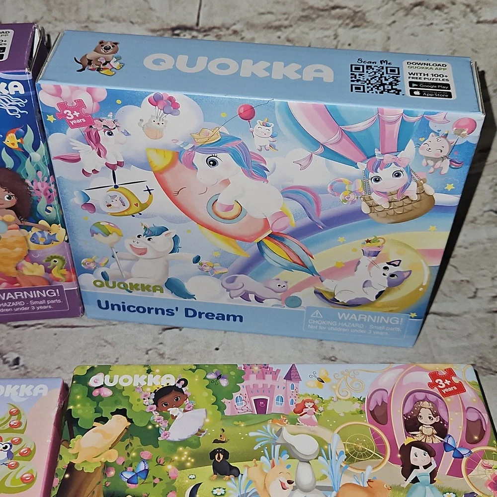 Quokka Princess Mermaids Faory Tale Unicorns 60 Piece Each‎